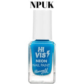Barry M Hi Vis Neon Nail Paint Blue Shock