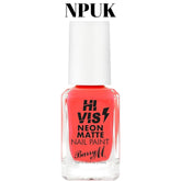 Barry M Hi Vis Neon Nail Polish Red Frenzy