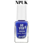 Barry M Hi Vis Neon Nail Paint Bombshell Blue