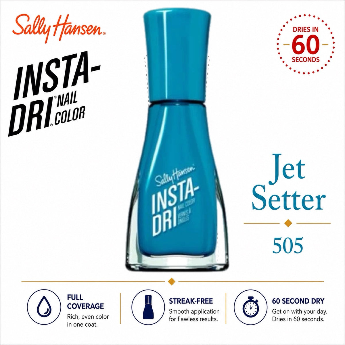 Sally Hansen Insta-Dri Nail Polish Jet Setter 505
