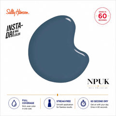 Sally Hansen Insta-Dri Nail Polish Time To Indi-Go 507
