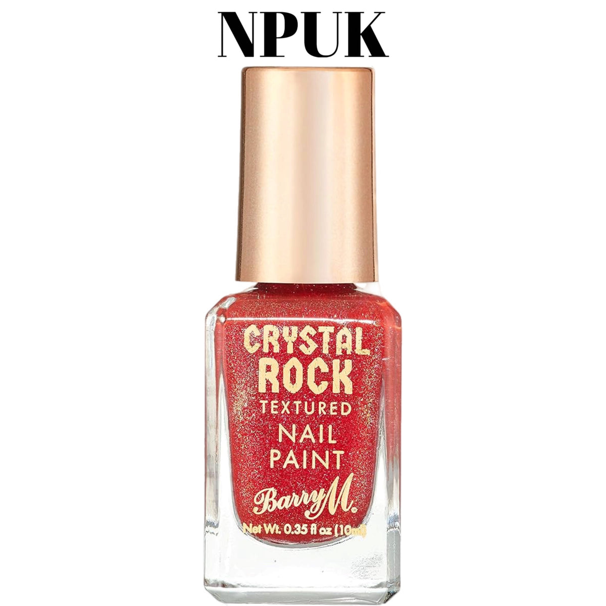 Barry M Crystal Rock Nail Polish Red Jasper