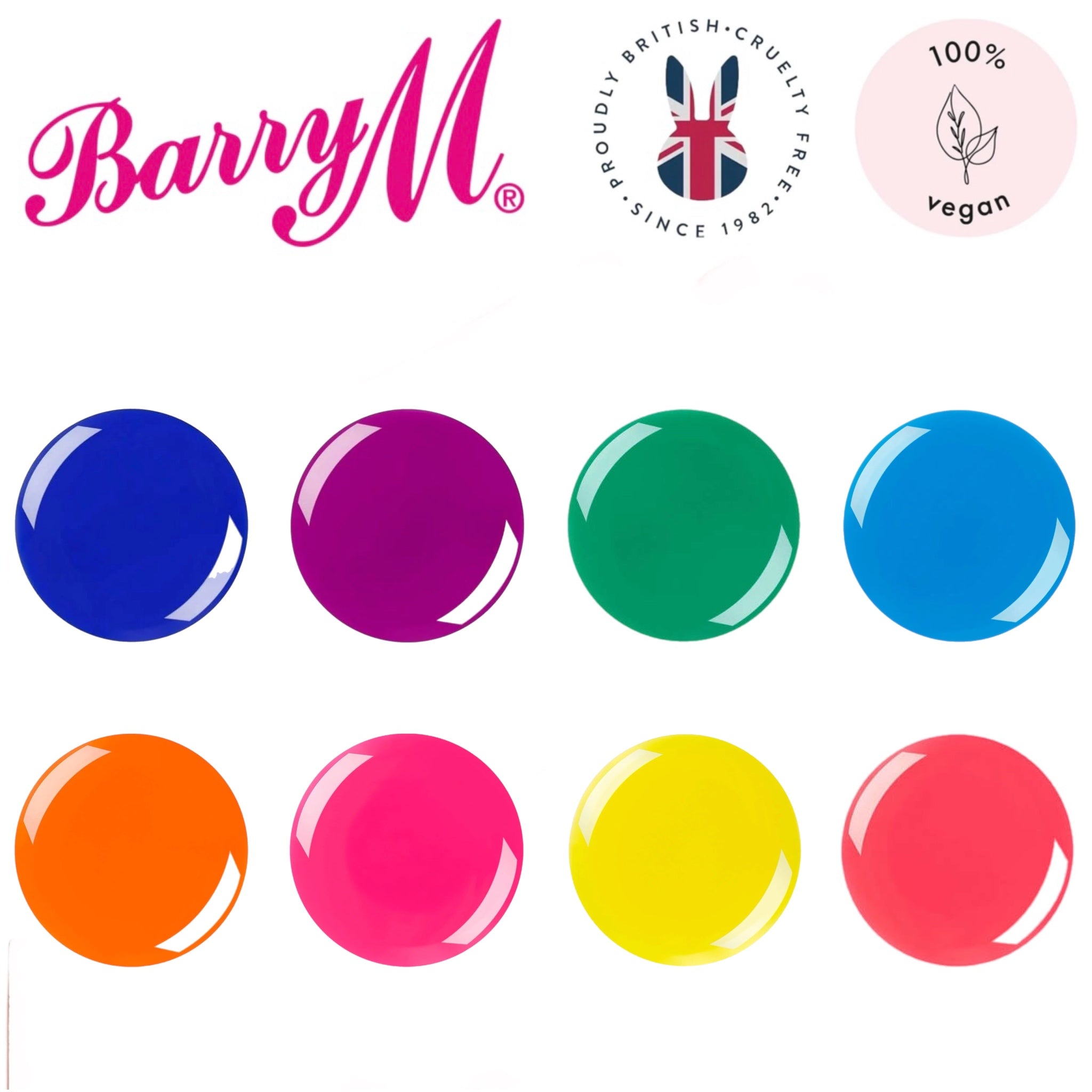 NPUK Bright Lights Neon Nights Gift Box - Barry M Hi Vis Neon Nail Paint
