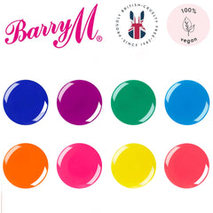 NPUK Bright Lights Neon Nights Gift Box - Barry M Hi Vis Neon Nail Paint