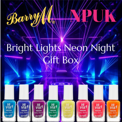 NPUK Bright Lights Neon Nights Gift Box - Barry M Hi Vis Neon Nail Paint