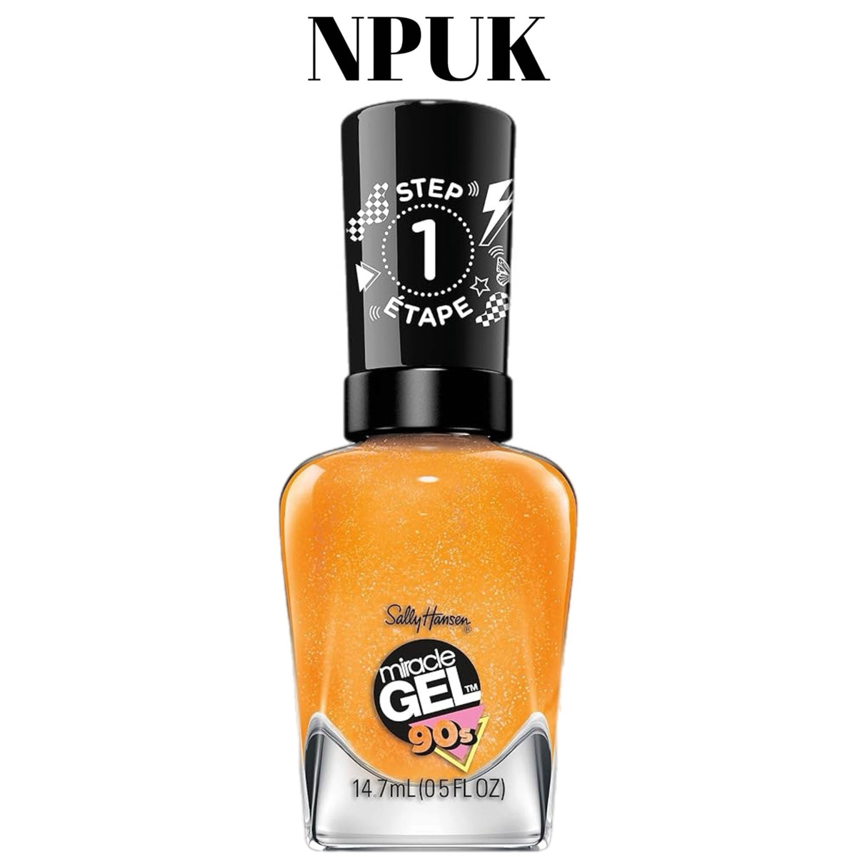 Sally Hansen Miracle Gel 90s Nail Polish 892 Be Bright Back