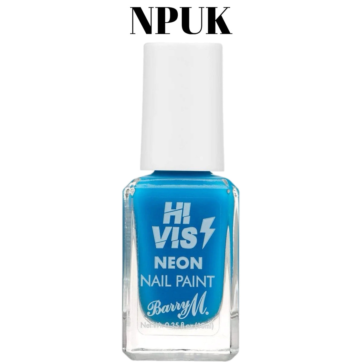 Barry M Hi Vis Neon Nail Paint Blue Shock