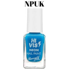 Barry M Hi Vis Neon Nail Paint Blue Shock