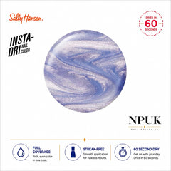 Sally Hansen Insta-Dri Nail Polish Ne-Blue-La 110