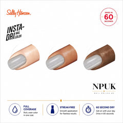 Sally Hansen Insta-Dri Nail Polish Silver Stallion 563