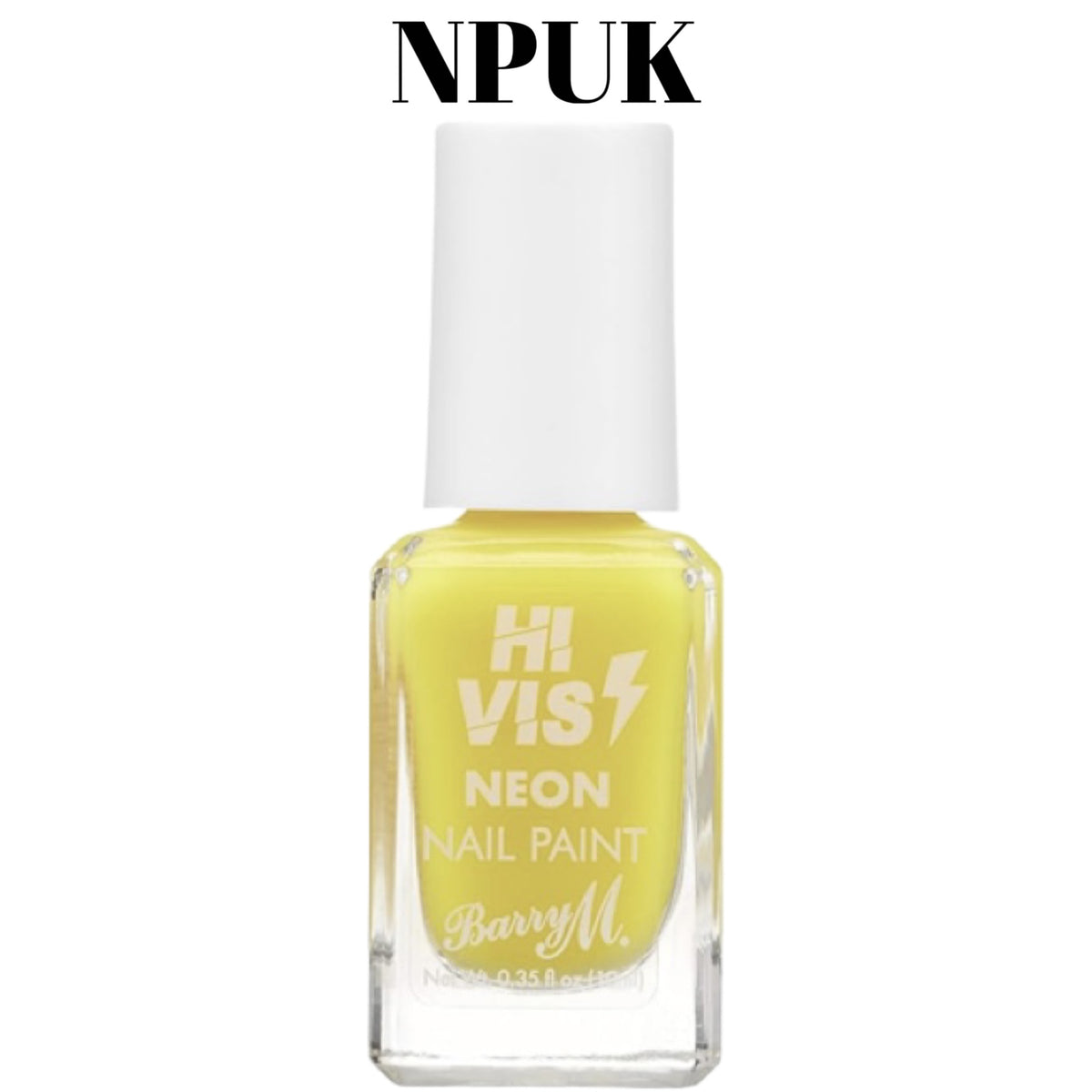 Barry M Hi Vis Neon Nail Paint Yellow Flash