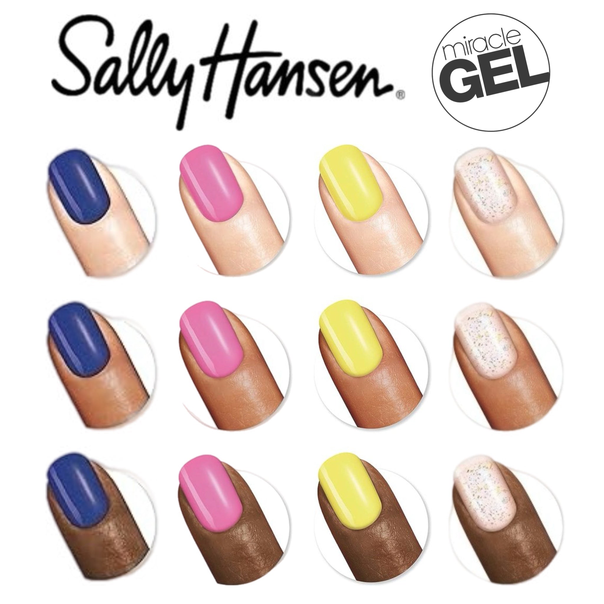 NPUK Bright Lights Neon Nights Gift Box - Sally Hansen Miracle Gel