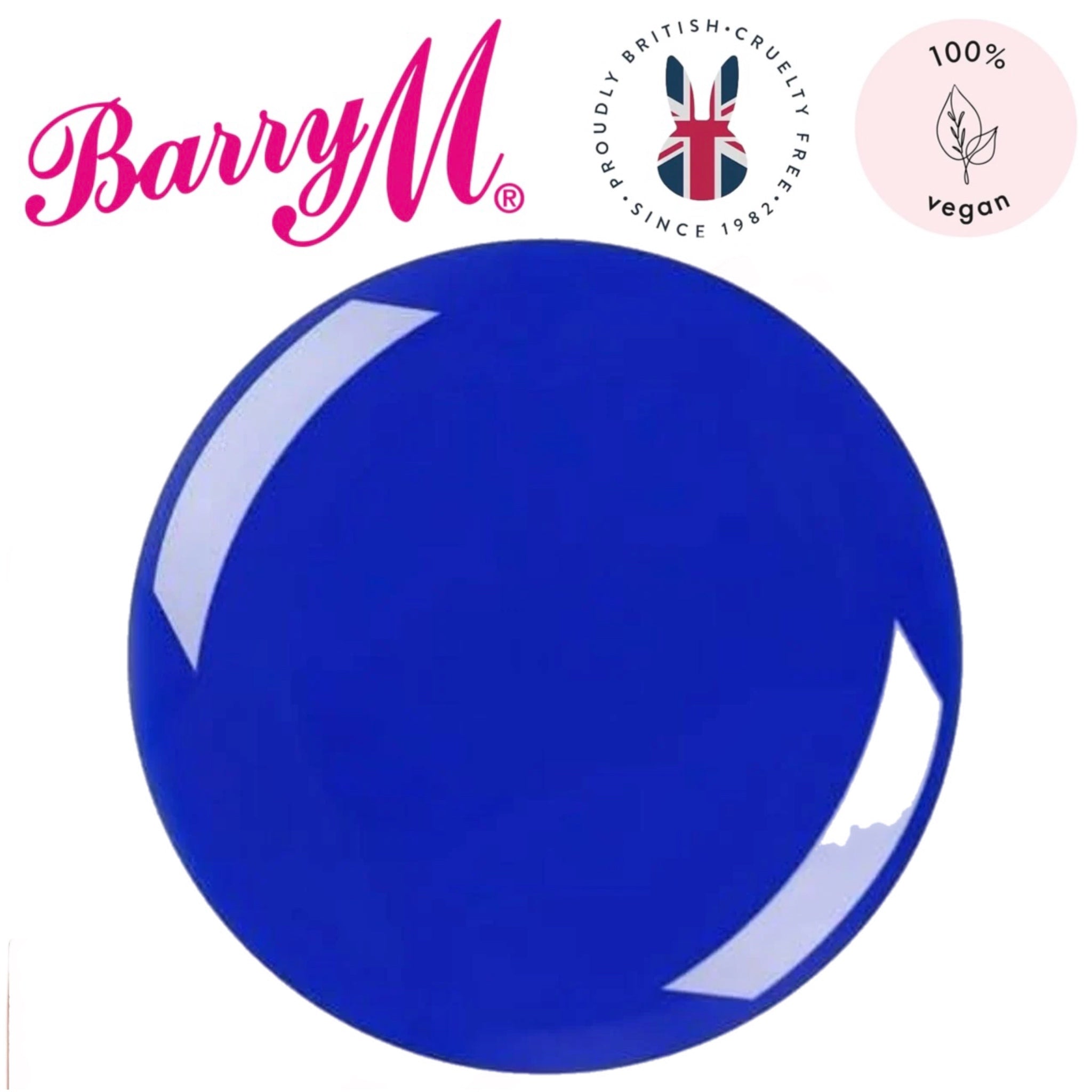 Barry M Hi Vis Neon Nail Paint Bombshell Blue