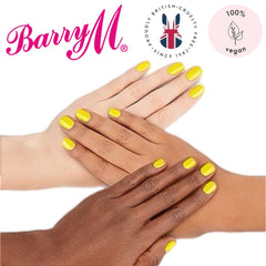 Barry M Hi Vis Neon Nail Paint Yellow Flash