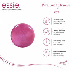 Essie Nail Polish Piece, Love & Chocolate 671