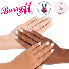 Barry M Molten Metal Nail Polish Ice Queen