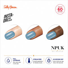 Sally Hansen Insta-Dri Nail Polish Cosmic Blu 025