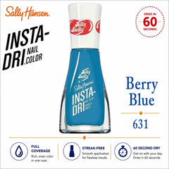 Sally Hansen Insta-Dri Nail Polish Berry Blue 631