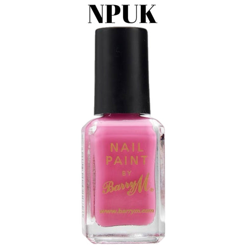 Barry M Nail Paint Polish Bright Pink