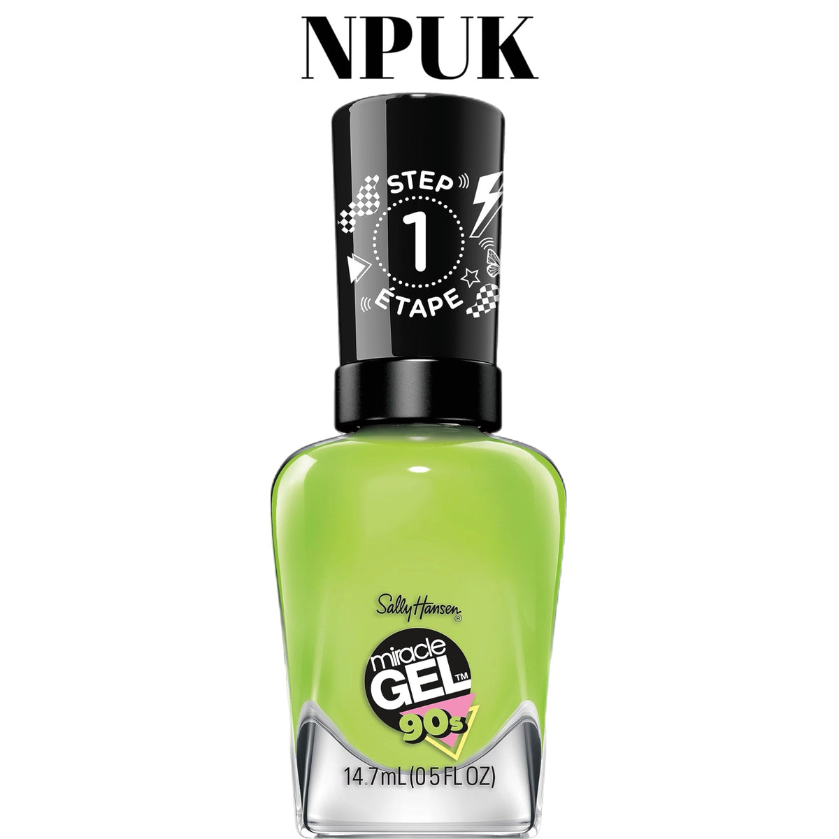 Sally Hansen Miracle Gel 90s Nail Polish 890 Toadally Buggin